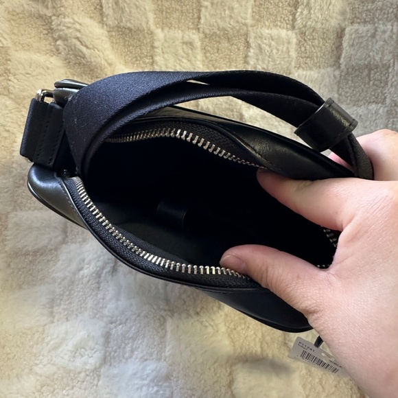 NWT! RARE! COACH F11741 CHARLES FLIGHT BAG IN SIGNATURE CROSSGRAIN LEATHER BLACK - Picture 7 of 10